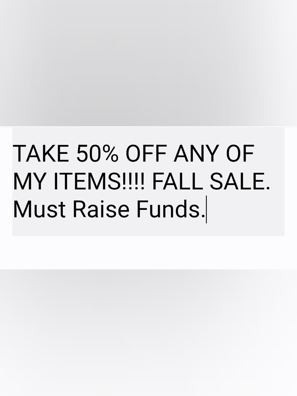 50% Off SALE!!!